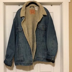 Levis Strauss Sherpa Lined Denim Jacket